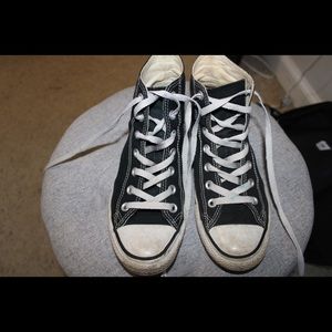 black high top converse